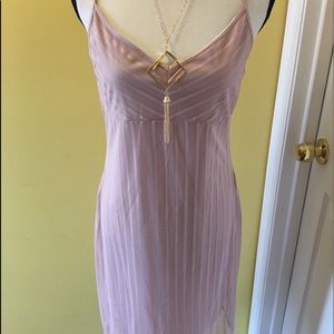 New rose pink dress.